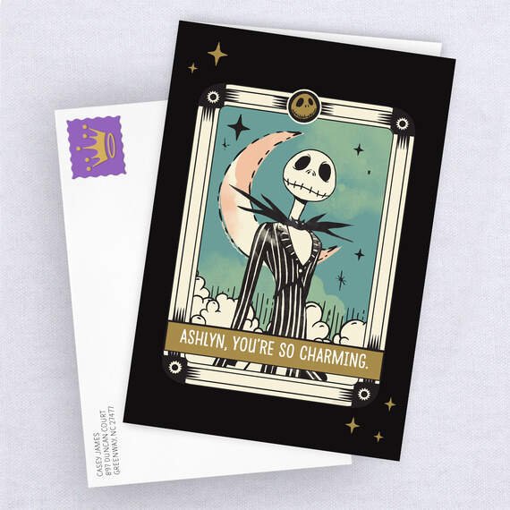 Personalized Disney Tim Burton's The Nightmare Before Christmas Card, , large image number 4