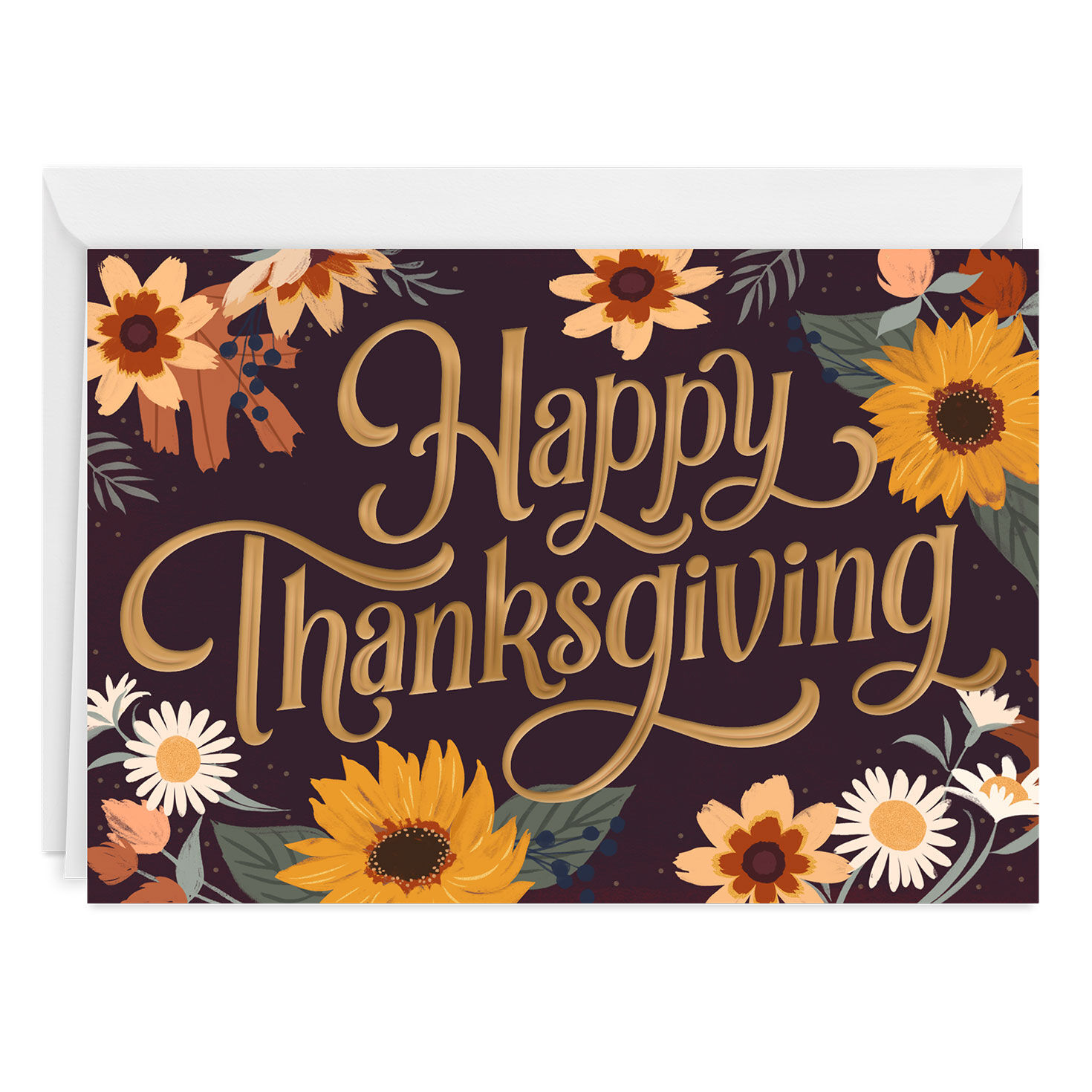 Harvest of Happiness Custom Thanksgiving Card for only USD 4.99 | Hallmark