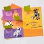 Cat Witch and Mummy Dog Riddles Halloween Card for Kids Open card with envelope image number 5