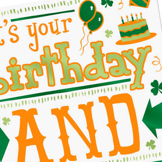 Dublin the Fun Funny St. Patrick's Day Birthday Card, , large image number 4