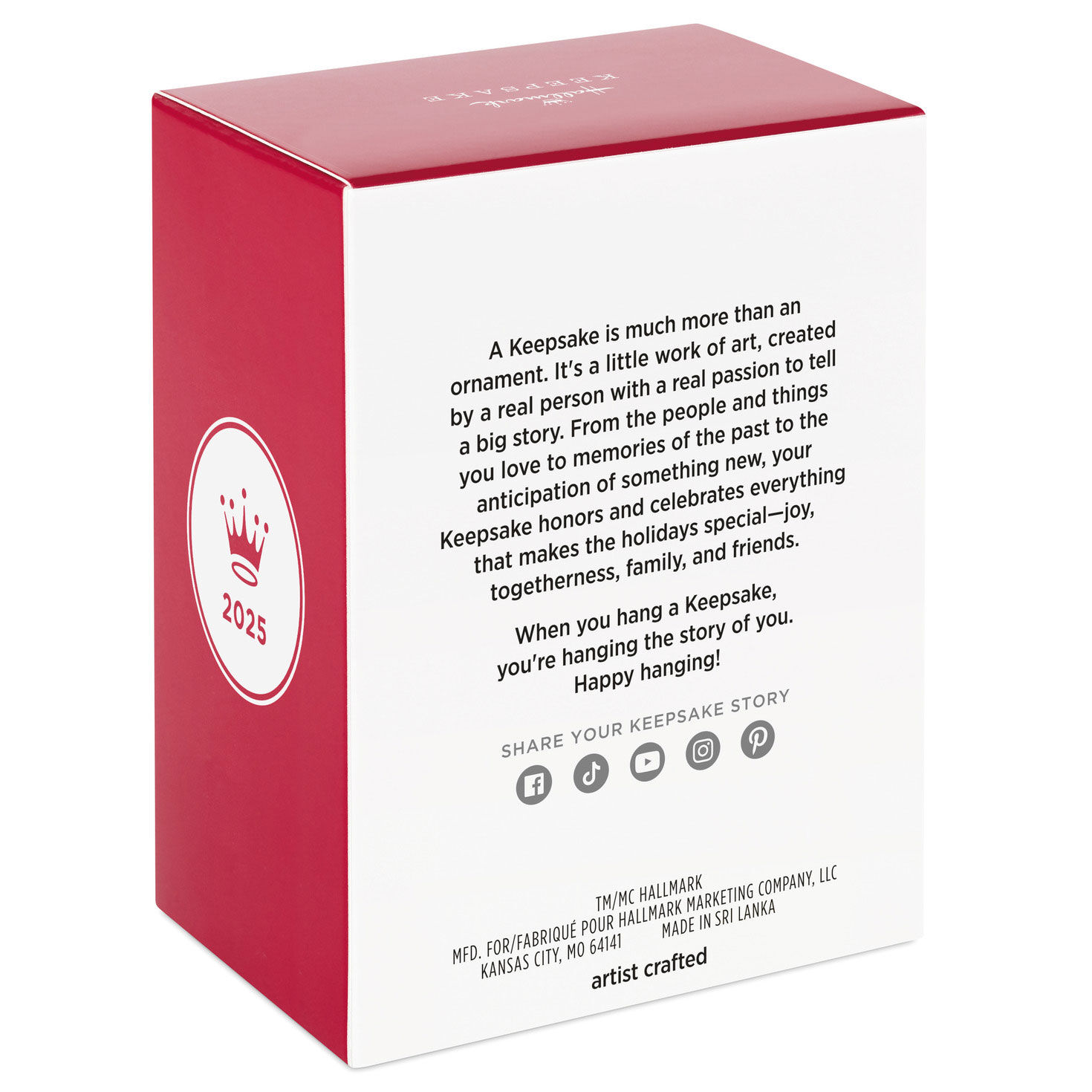 SpongeBob in Present Keepsake Ornament package back image number 8