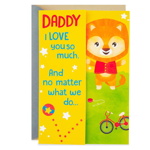 My Favorite Place Is Next to You Pop-Up Father's Day Card for Daddy
