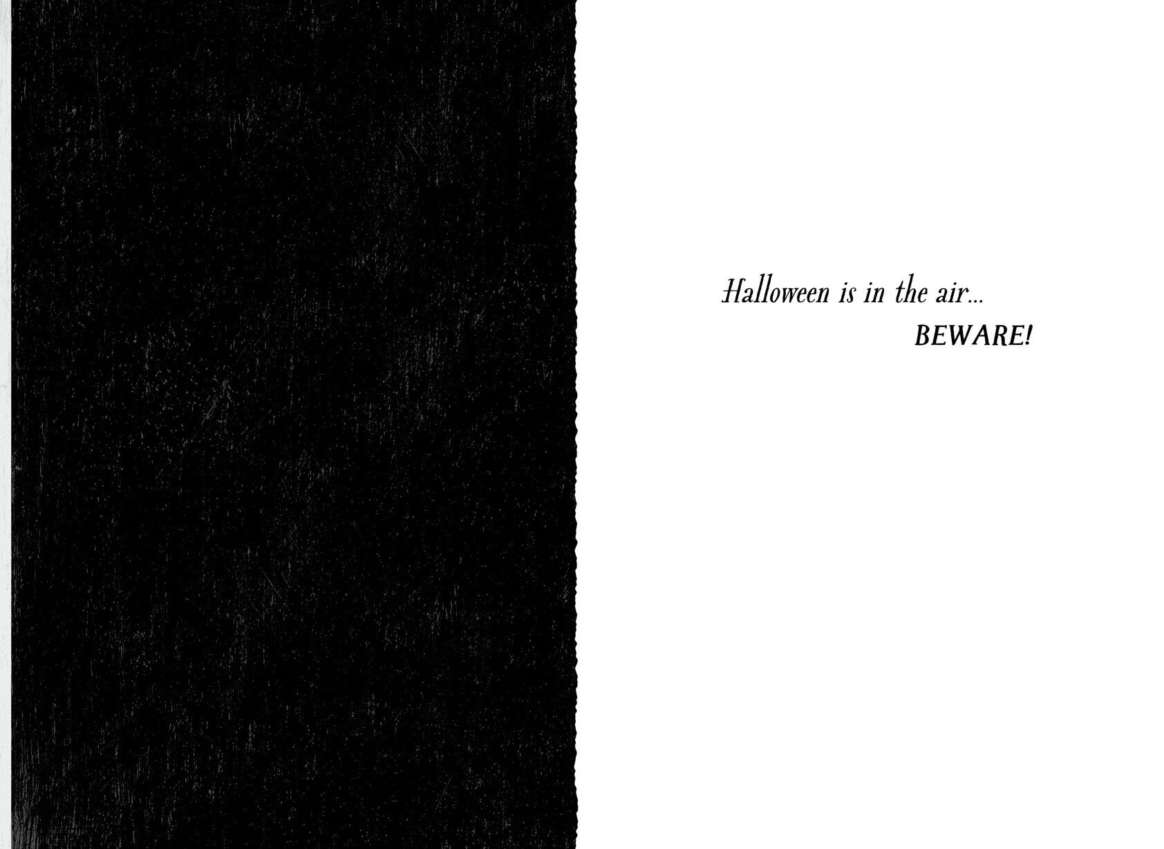 Bats Everywhere Halloween Card