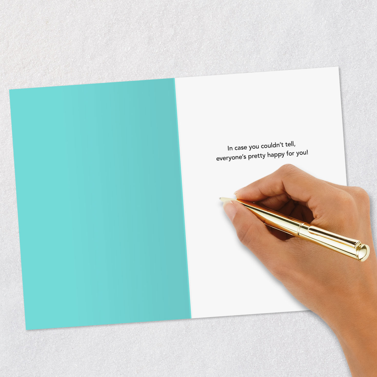 Smiling Chipmunk Funny Congrats Card Signing card image number 6