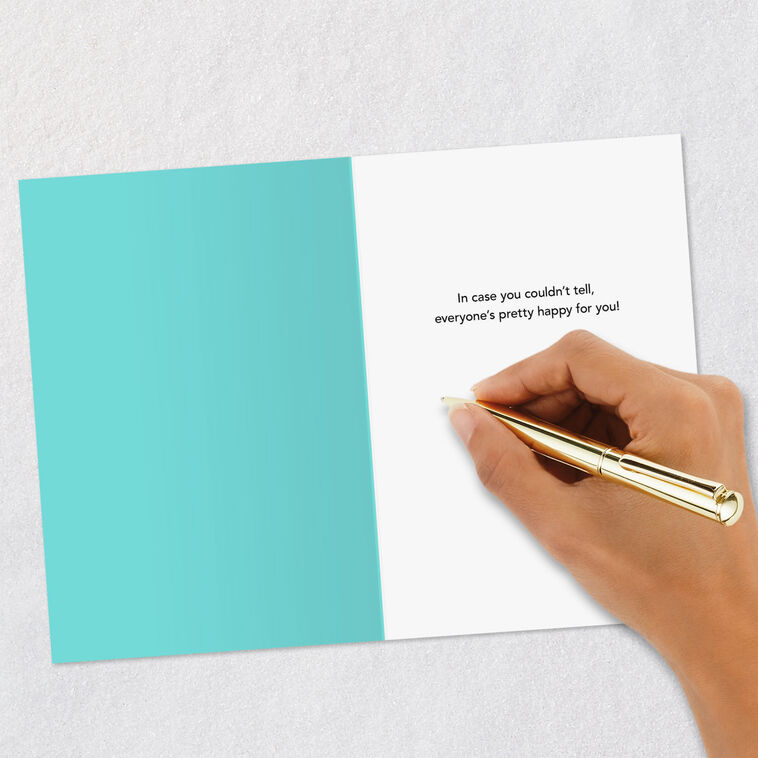 Smiling Chipmunk Funny Congrats Card Signing card image number 6