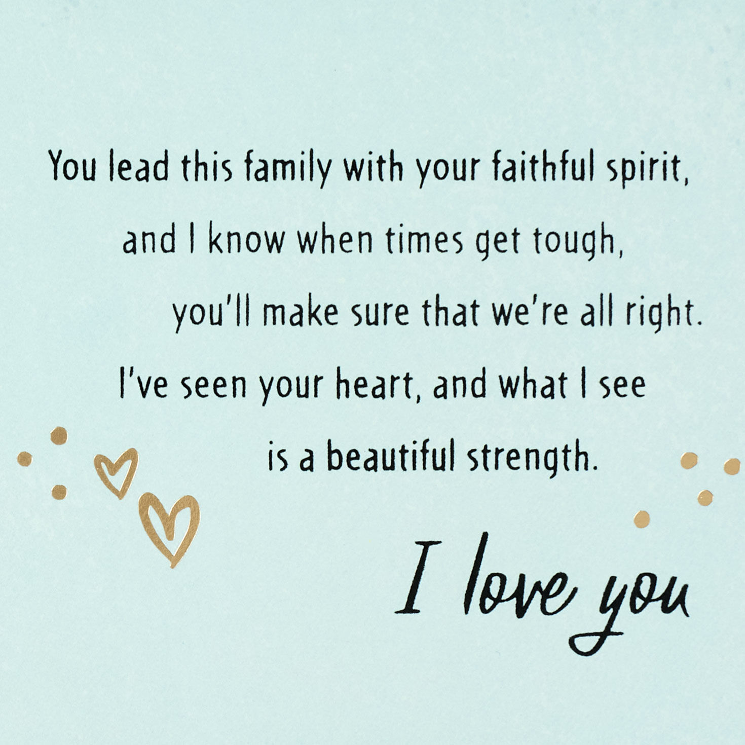 Black Couple Holding Hands Husband Father's Day Card Sentiment image number 3