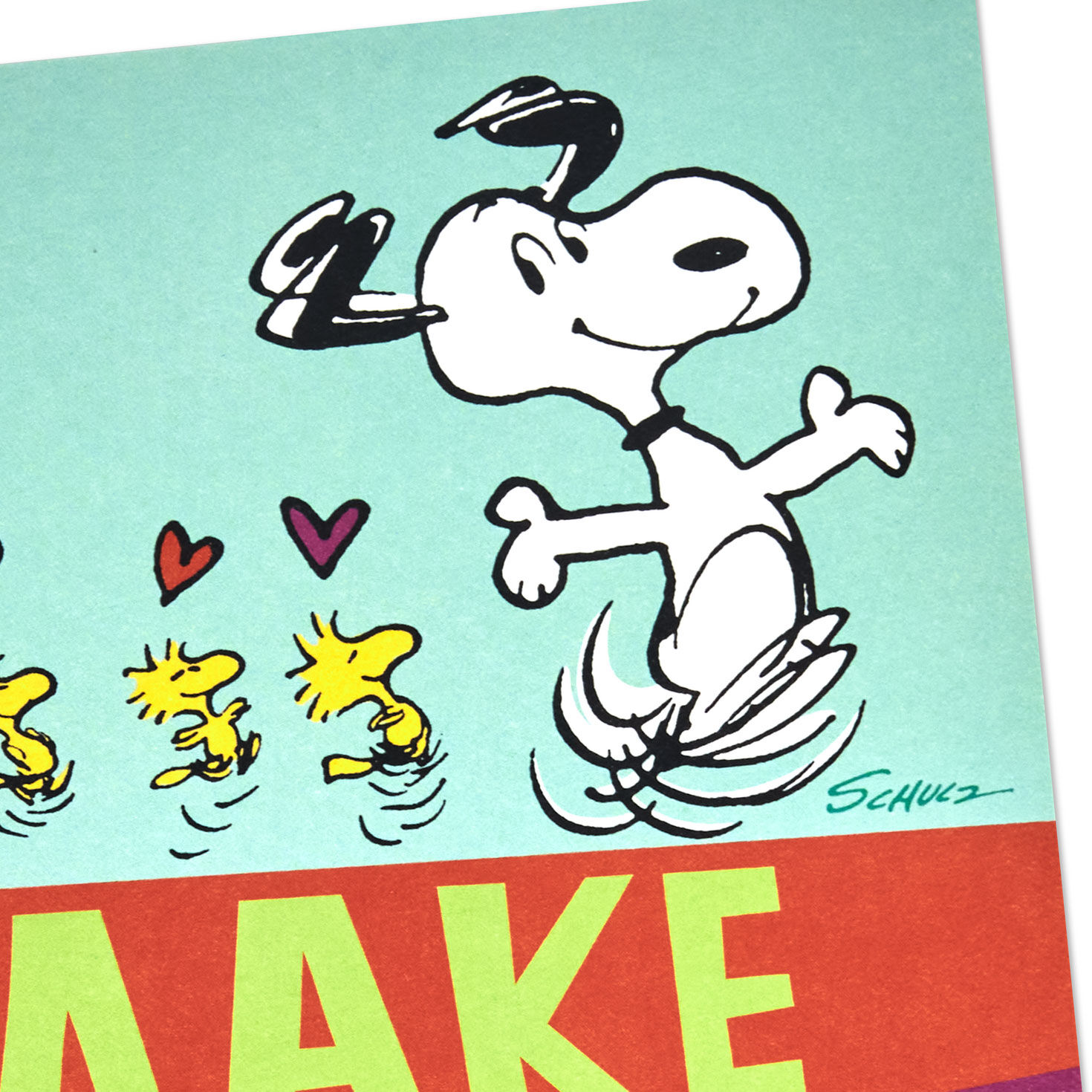 Snoopy and Woodstock Mother's Day Pop-Up Card Card Front Detail image number 4