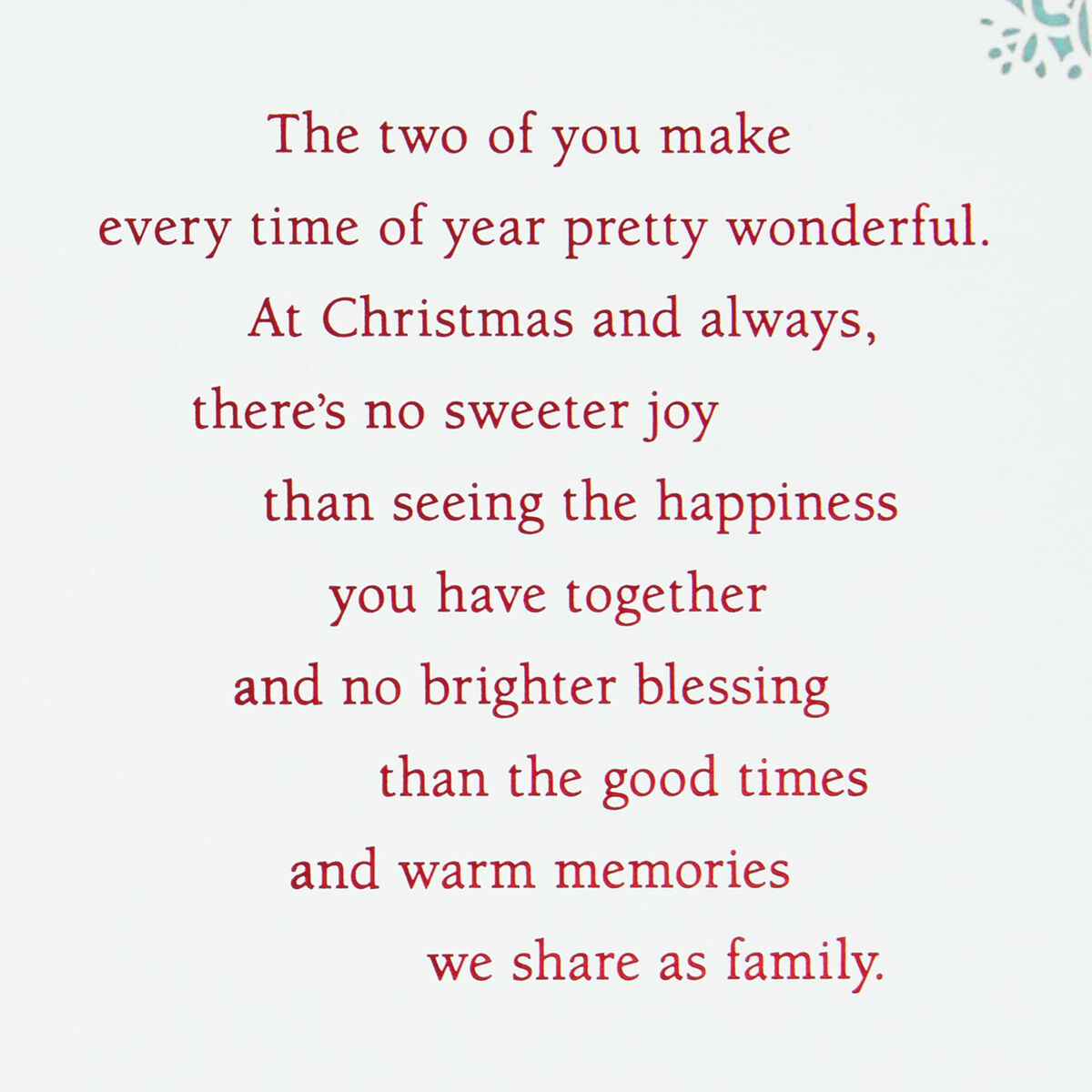 You're a Blessing Christmas Card for Daughter and Son-in-Law - Greeting Cards - Hallmark
