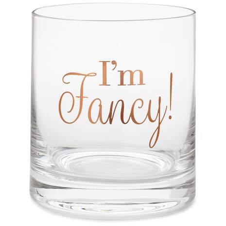 I'm Fancy Lowball Glass, 14 oz., , large