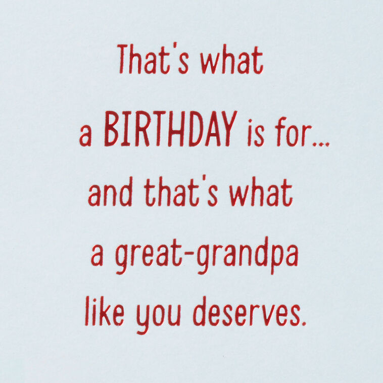 It's Your Day Birthday Card for Great-Grandpa, , large image number 3