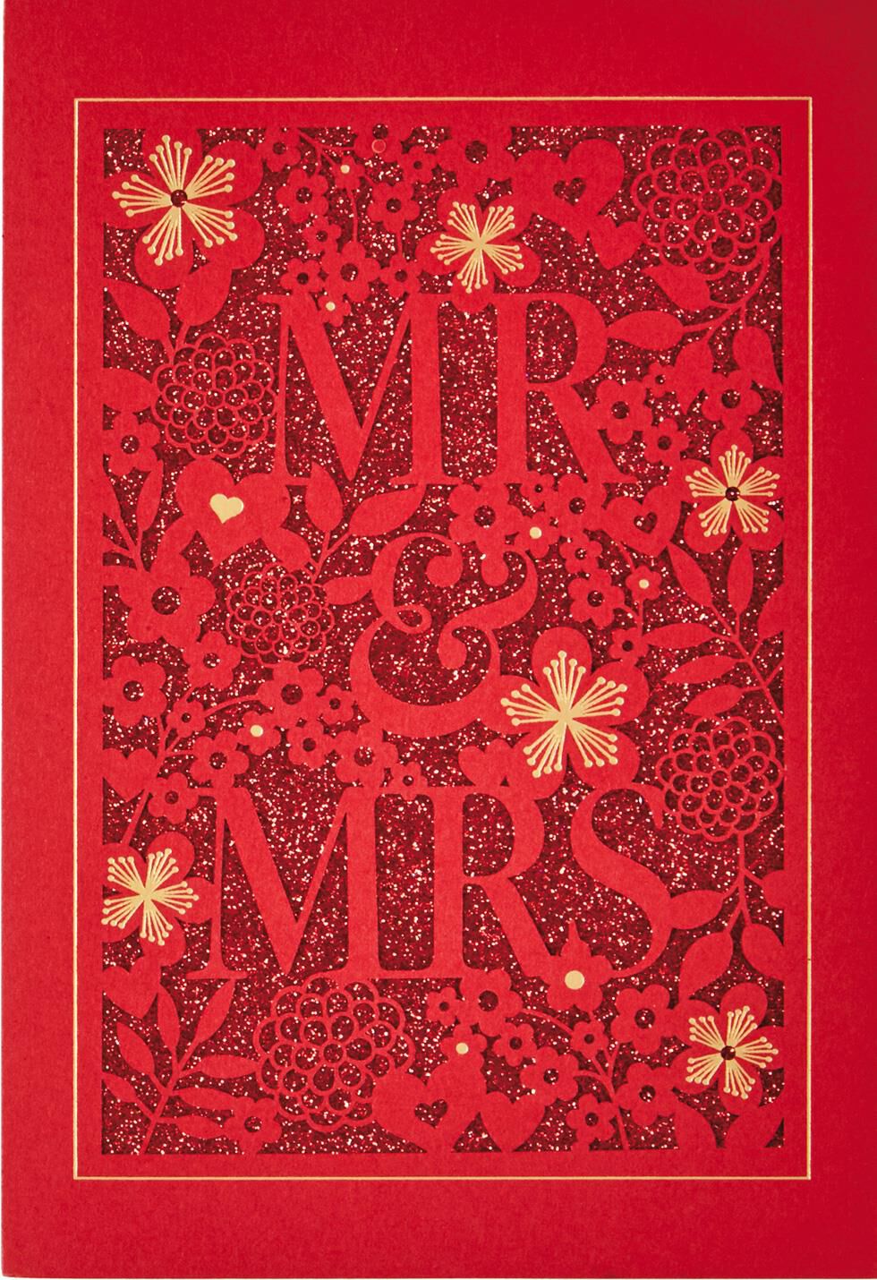 Mr & Mrs Chinese-Language Wedding Card