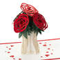 Love You Rose Bouquet 3D Pop-Up Valentine's Day Card, , large image number 1