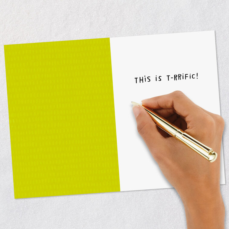 T-Rex Dino Congrats Card Signing card image number 6