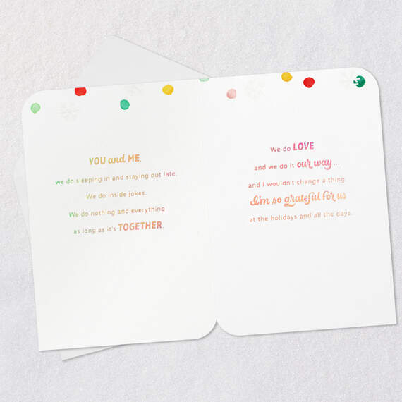 I Love You Queerly Romantic Holiday Card, , large image number 4