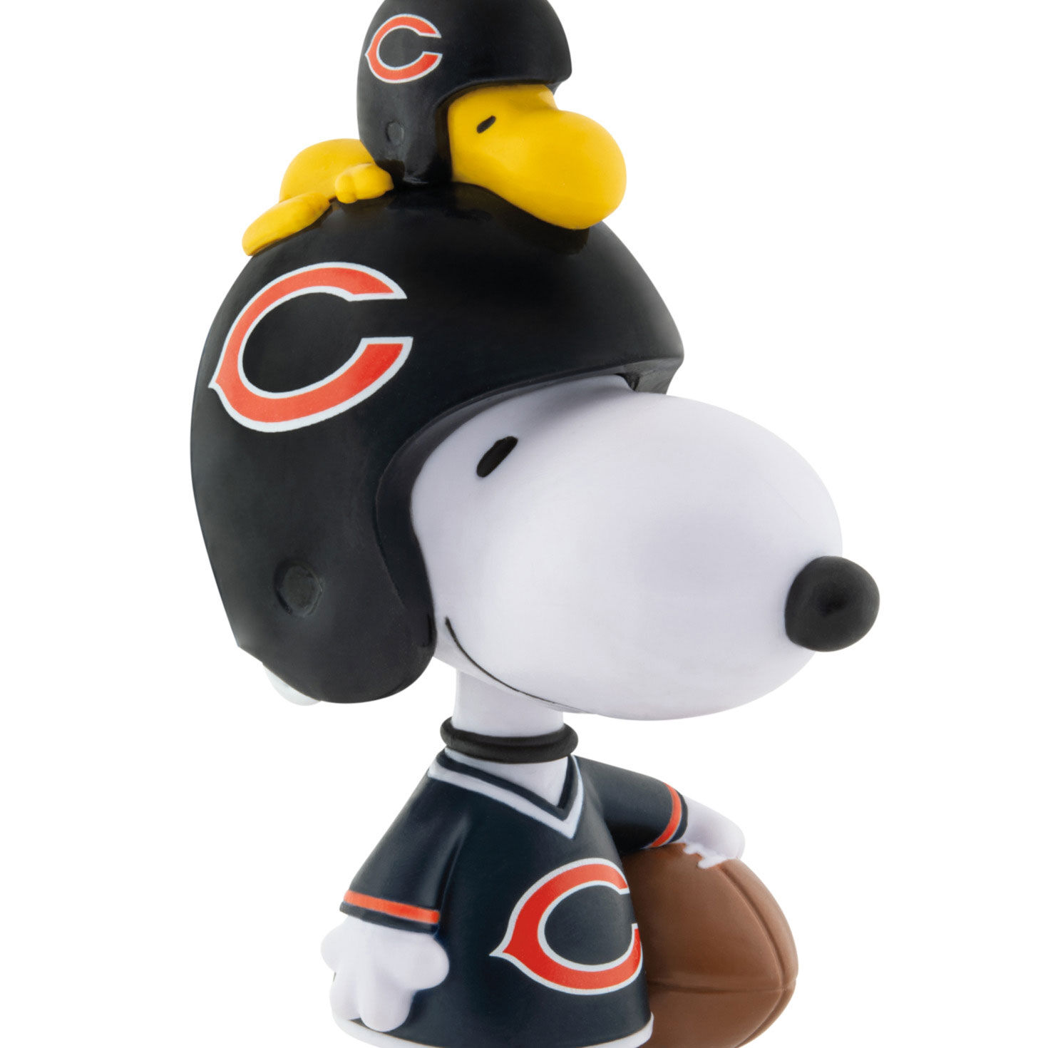 Snoopy Chicago Bears Christmas Ornament upclose view image number 5