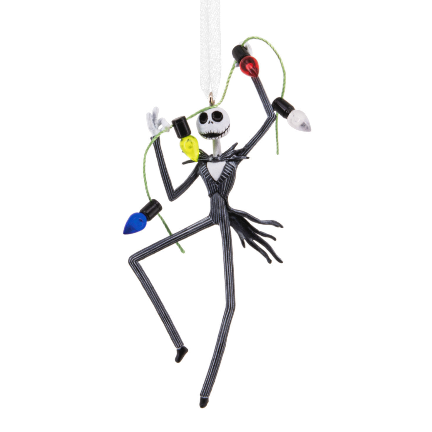 Disney Tim Burton's The Nightmare Before Christmas Jack Skellington With Lights Hallmark Ornament for only USD 11.49 | Hallmark