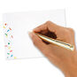 Confetti on White With Orange Envelopes Pack signing card image number 5