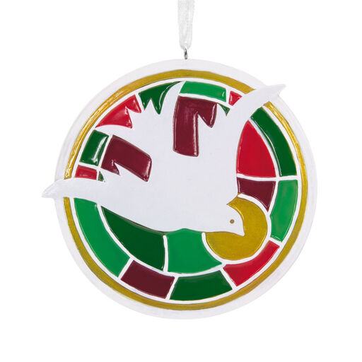 Vida Stained Glass Dove Hallmark Ornament, 