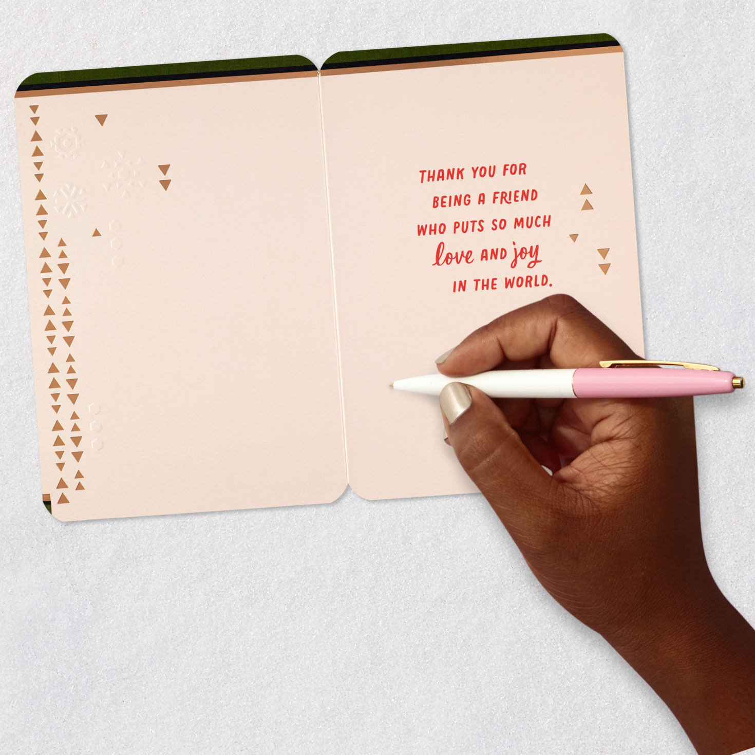 You Put Love and Joy Into the World Christmas Card for Friend, , large image number 6