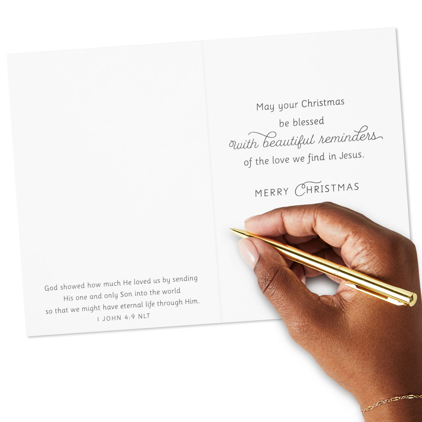 Radiant Hues DaySpring Religious Christmas Cards signing card image number 6