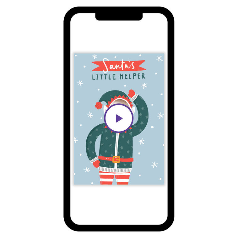 Santa's Little Helper Christmas eCard