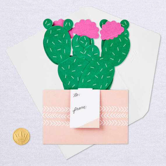 Cactus Looking Sharp 3D Pop-Up Card, , large image number 4