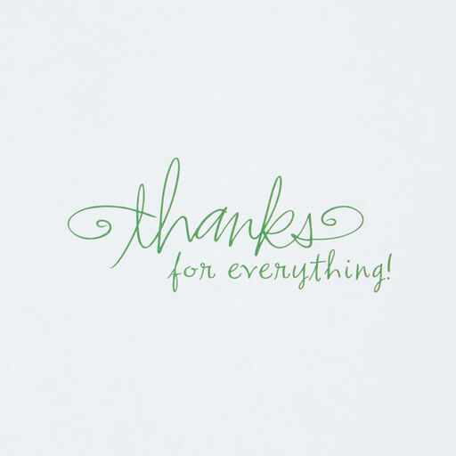 UNICEF Vibrant Flowers and Leaves Thank You Card, 