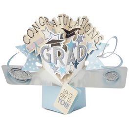 Hats Off to You Pop-Up Card for Him, Hats Off to You Pop-Up Card for Him, , large
