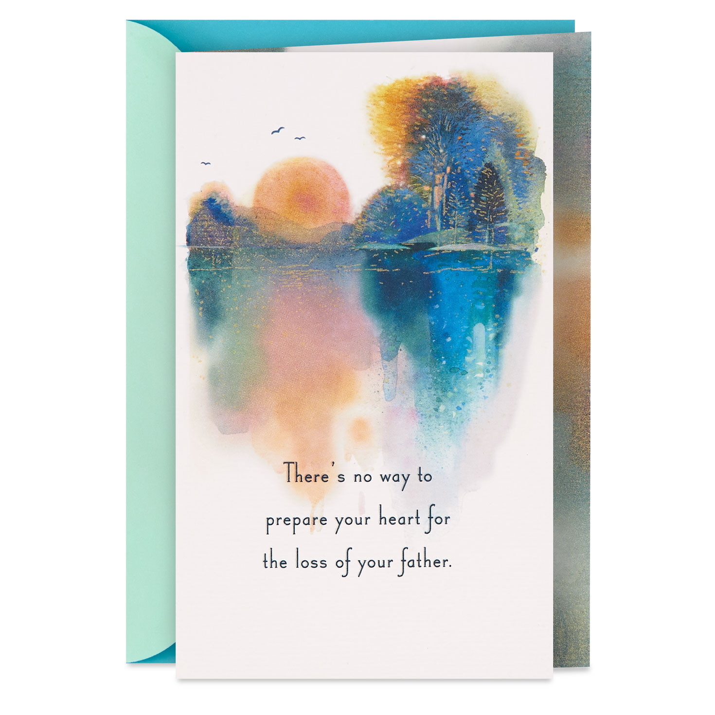 Wishing You Peace Sympathy Card for Loss of Father