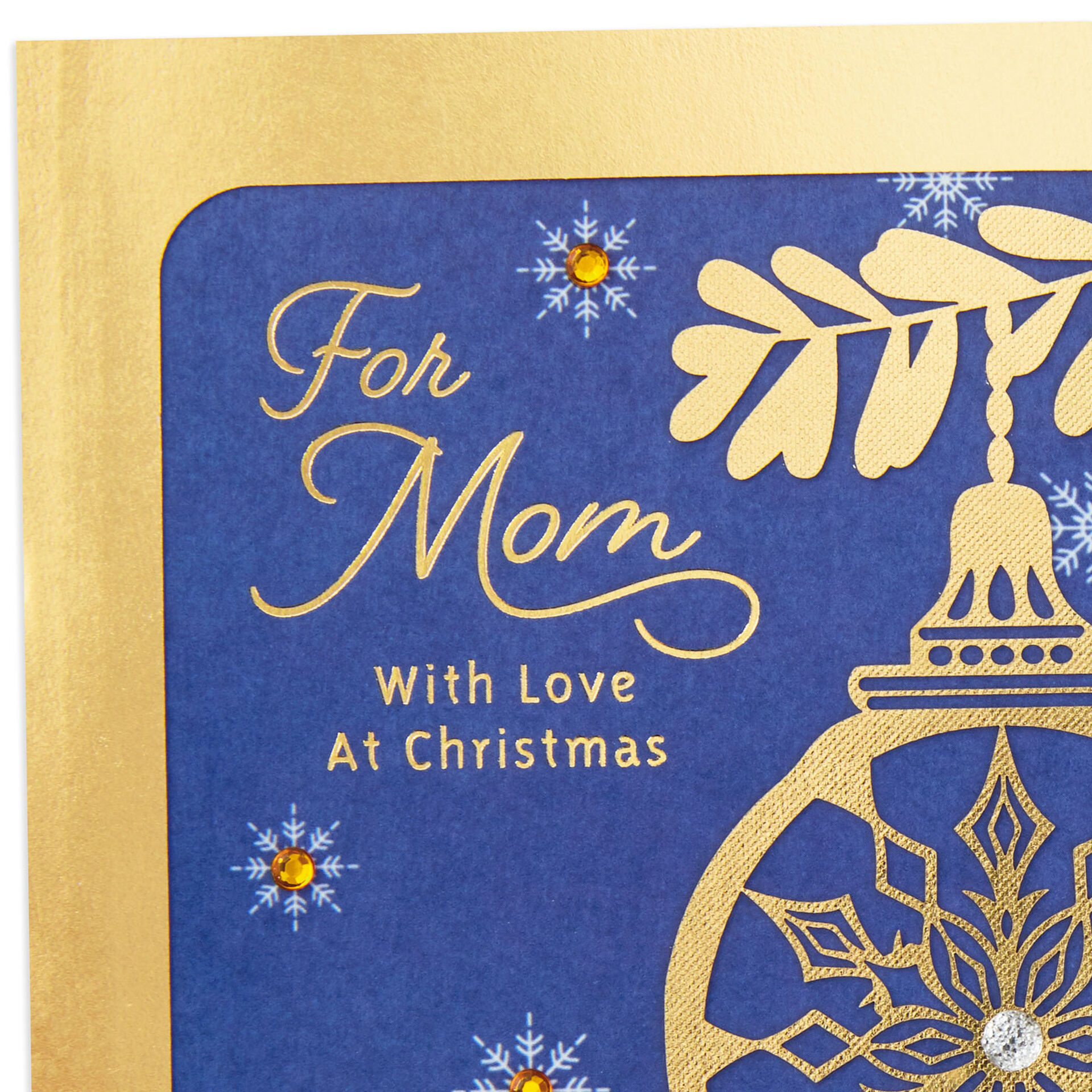 You Are Loved and Appreciated Christmas Card for Mom Greeting Cards