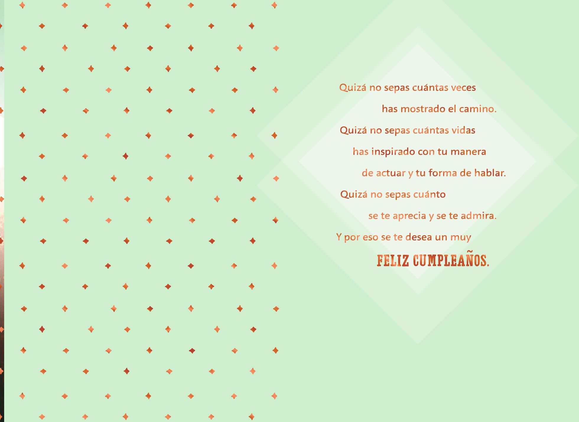 You're a Natural Leader Spanish-Language Birthday Card