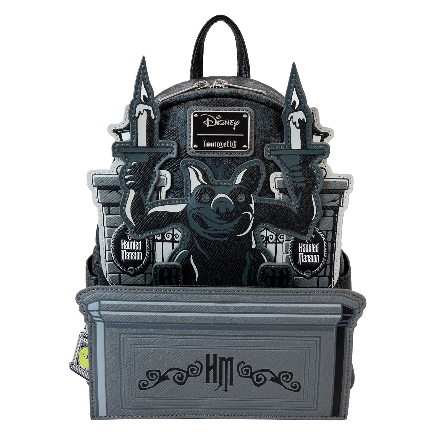 Loungefly Disney Haunted Mansion Gargoyle Glow in the Dark Mini Backpack Handbags Purses Hallmark