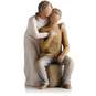 Willow Tree® You and Me Couple Love Figurine (darker hair and skin tone), , large image number 1