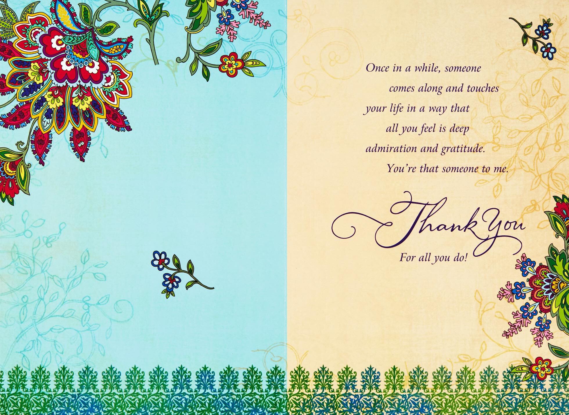With Gratitude Thank You Card