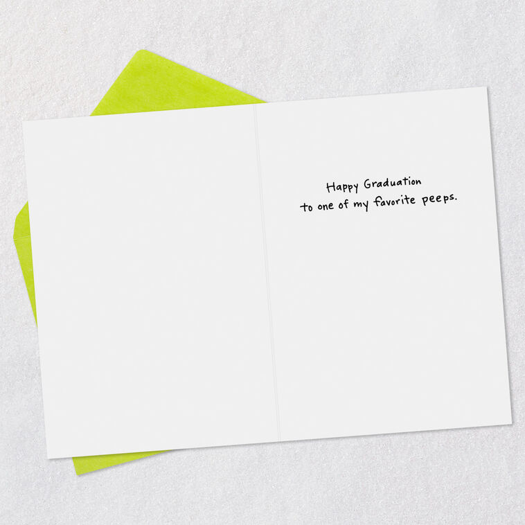 Baby Chick in Grad Cap Funny Graduation Card  image number 3