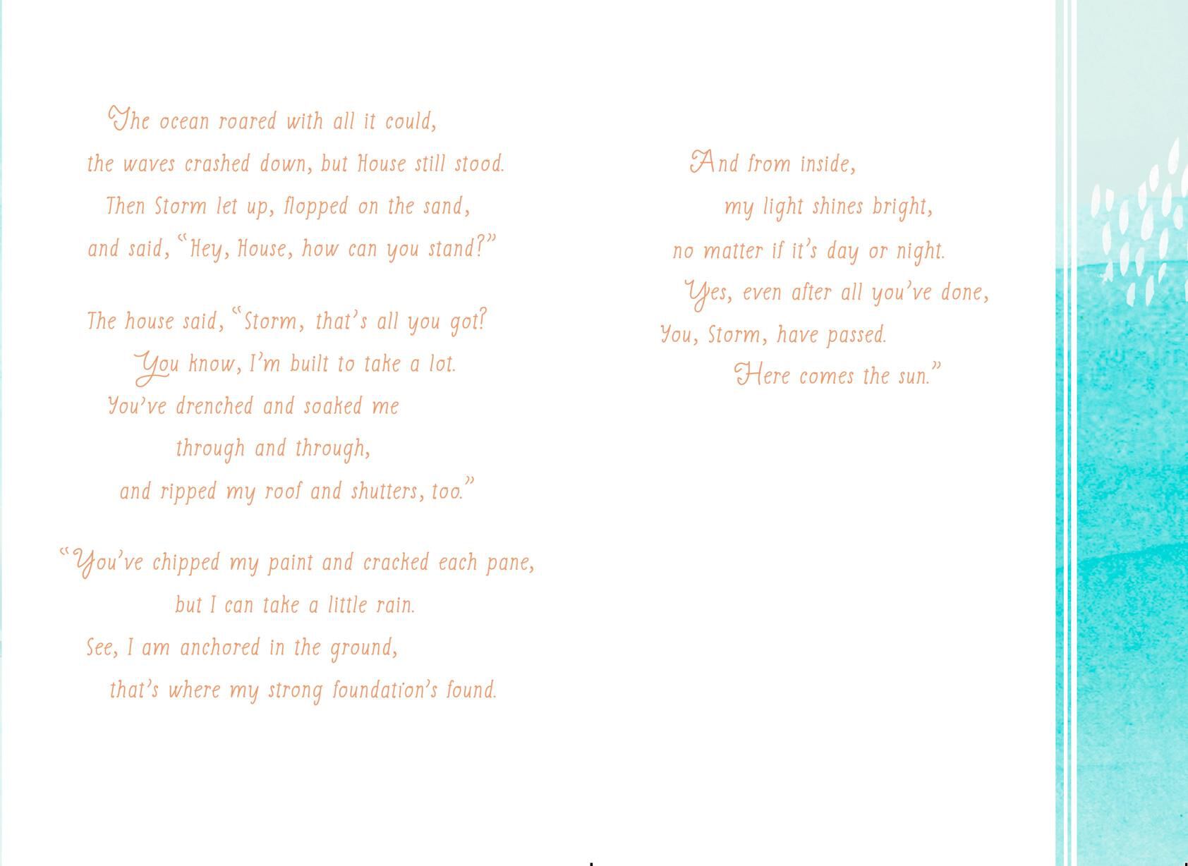 House By the Shore Encouragement Card