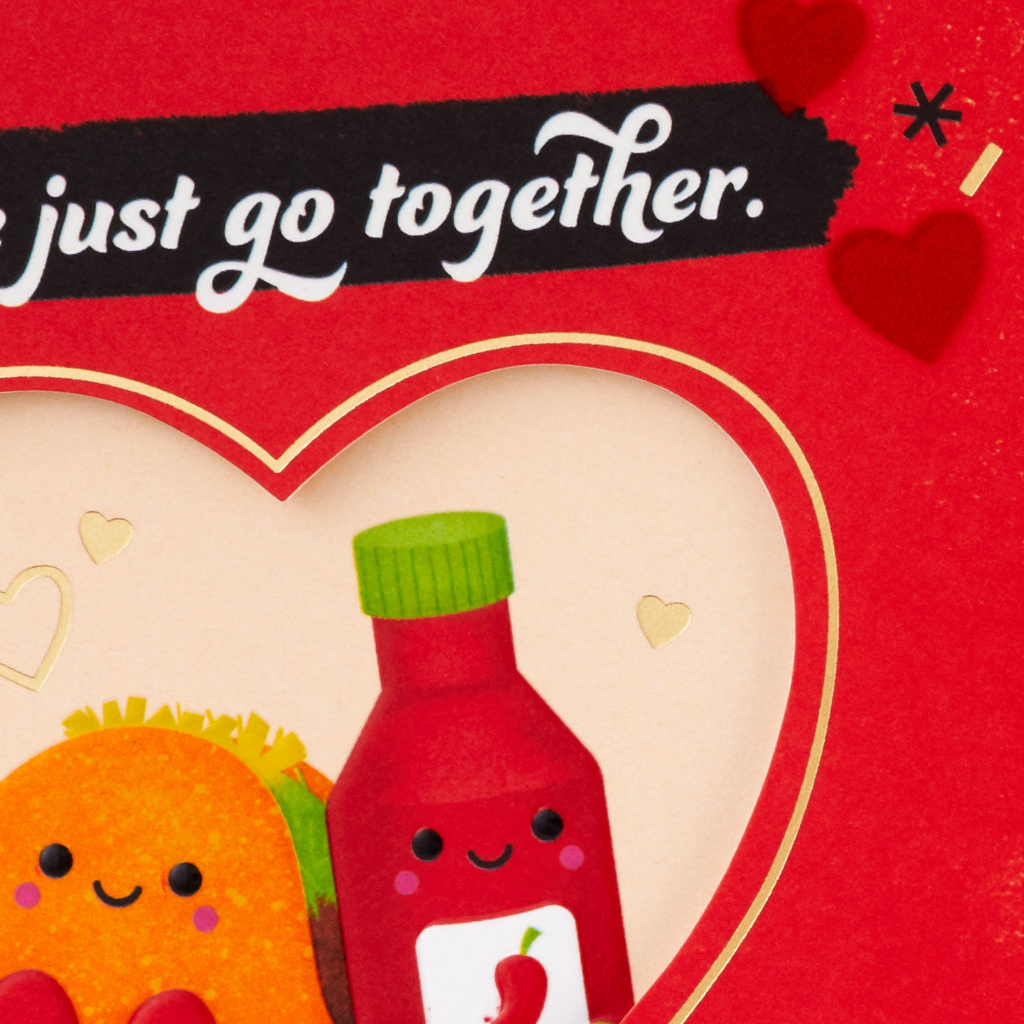 We Just Go Together Valentine's Day Card Card Front Detail image number 5