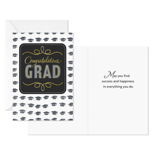 Wishes for Success Assorted Graduation Cards, Pack of 8, 