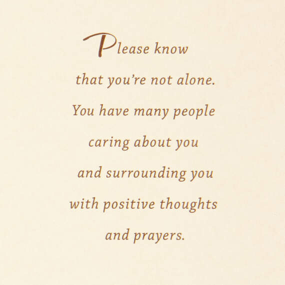 Positive Thoughts and Prayers Get Well Card, , large image number 2