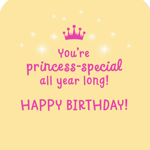 Disney Princess Special All Year Birthday Card for Niece, 