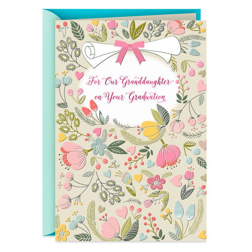Celebrate Religious Graduation Card for Granddaughter, 