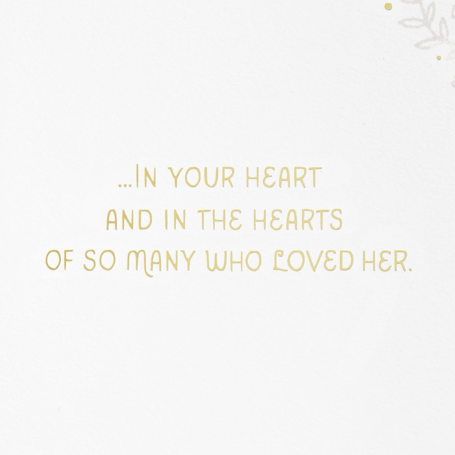 Her Loving Way Sympathy Card, , large image number 3