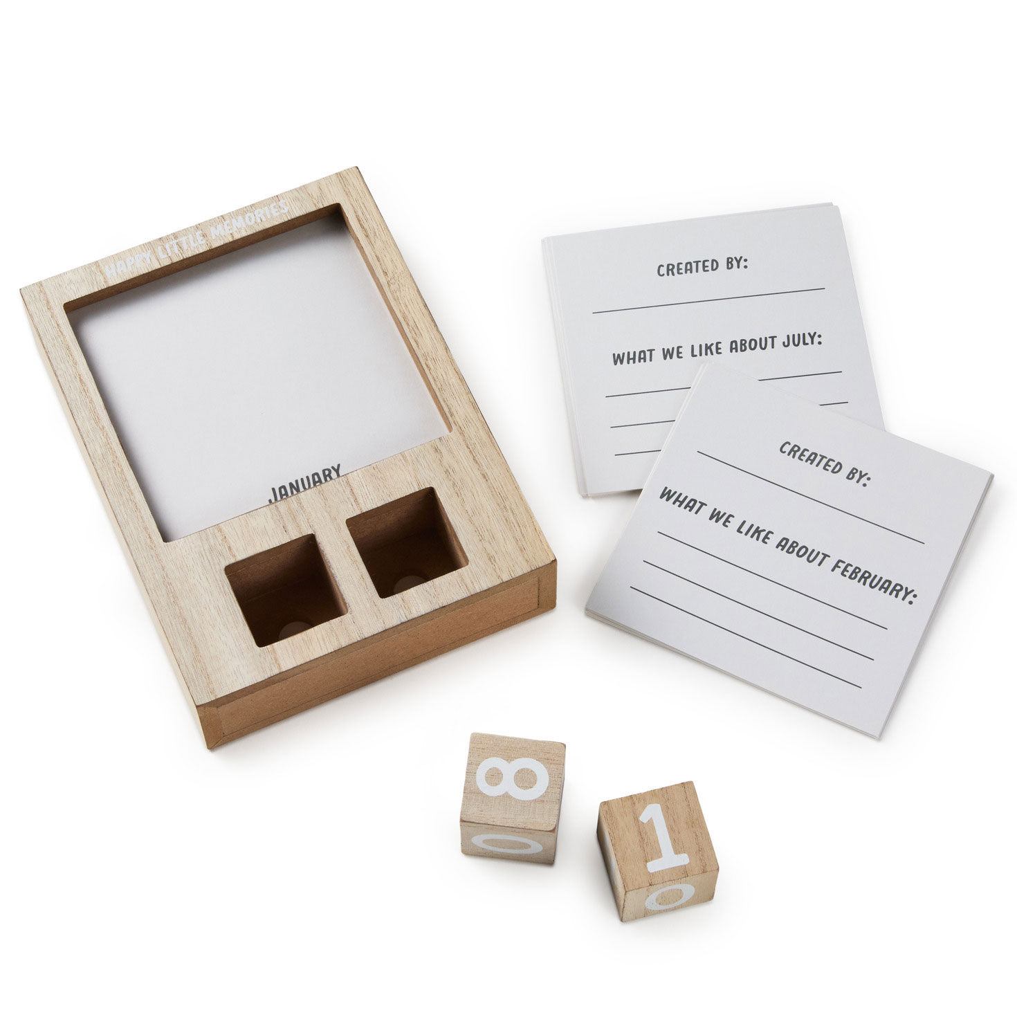 Happy Little Memories DIY Perpetual Calendar Picture Frame, 7x9.5 ...