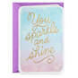 3.25" Mini You Sparkle and Shine Blank Card, , large image number 2