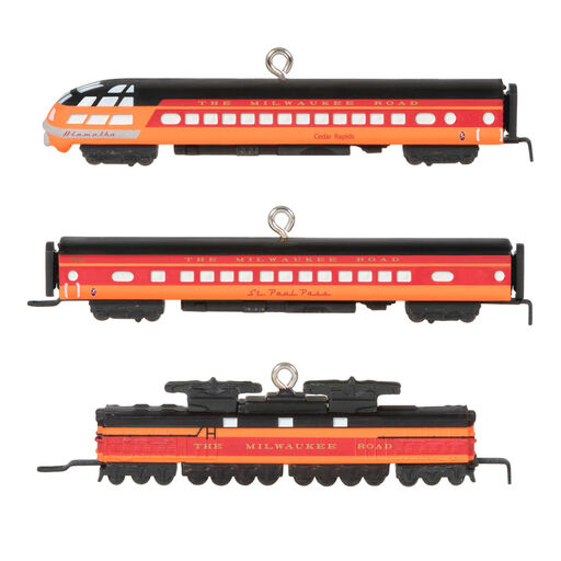 Mini Lionel® Milwaukee Road EP-2 Passenger Ornaments, Set of 3, 