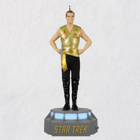 Star Trek™ Mirror, Mirror Collection Captain James T. Kirk Ornament With Light and Sound, , large