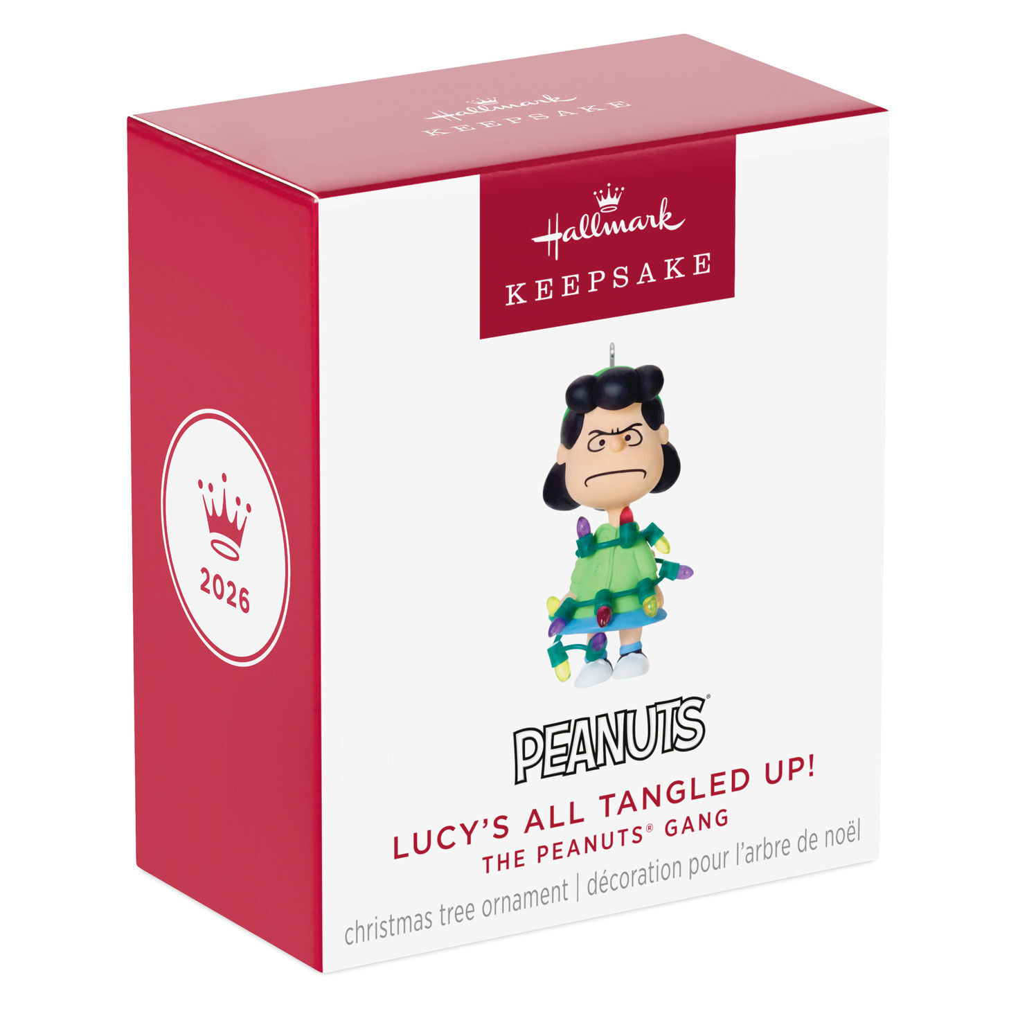 Peanuts Lucy Wrapped in Lights Keepsake Ornament package front image number 7