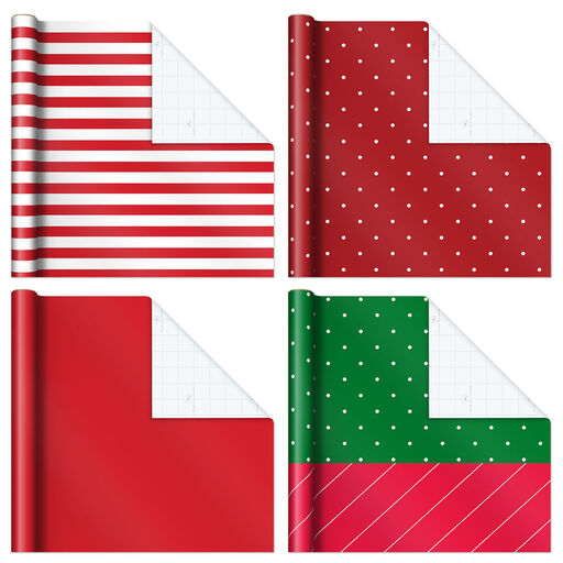 Holiday Basics Christmas Wrapping Paper Set, 