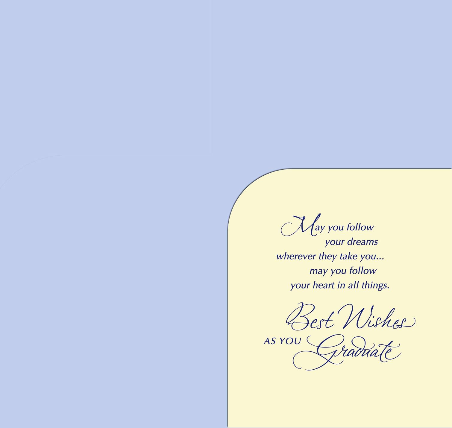 Campus Archway Scene Money Holder Graduation Card