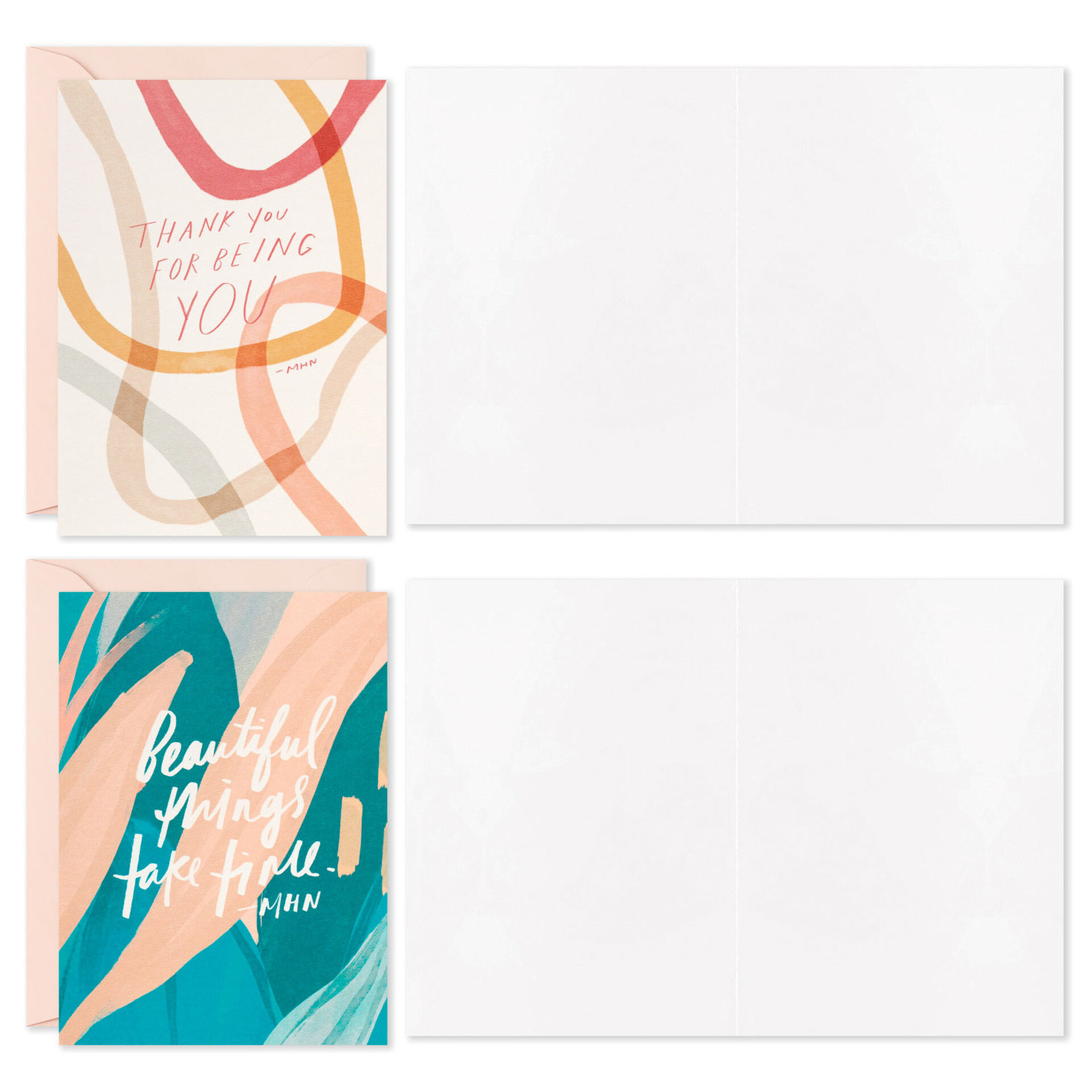 Harper Nichols Booklet of Assorted Blank Note Cards, Pack of 12
